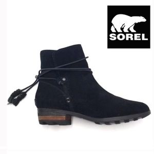 Sorel Farah real suede waterproof ankle boots